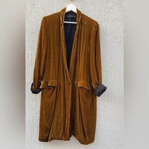 Zara Long Sleeve velvet kimono